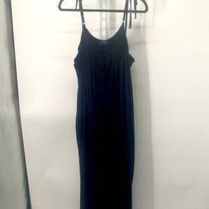 Lane Bryant one piece black wide leg jumper adjustable straps size 18/20